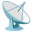 SATELLITE ANTENNA emoji in Google's design style - Unicode 1F4E1