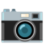 CAMERA emoji in Google's design style - Unicode 1F4F7