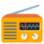 RADIO emoji in Google's design style - Unicode 1F4FB