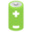 BATTERY emoji in Google's design style - Unicode 1F50B