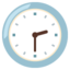 CLOCK FACE TWO-THIRTY emoji in Google's design style - Unicode 1F55D