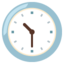 CLOCK FACE TEN-THIRTY emoji in Google's design style - Unicode 1F565