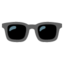 SUNGLASSES emoji in Google's design style - Unicode 1F576-FE0F