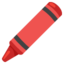 CRAYON emoji in Google's design style - Unicode 1F58D-FE0F