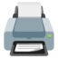 PRINTER emoji in Google's design style - Unicode 1F5A8-FE0F