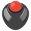 TRACKBALL emoji in Google's design style - Unicode 1F5B2-FE0F