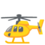 HELICOPTER emoji in Google's design style - Unicode 1F681