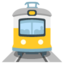 TRAM emoji in Google's design style - Unicode 1F68A