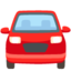 ONCOMING AUTOMOBILE emoji in Google's design style - Unicode 1F698