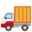 DELIVERY TRUCK emoji in Google's design style - Unicode 1F69A