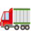 ARTICULATED LORRY emoji in Google's design style - Unicode 1F69B