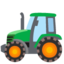 TRACTOR emoji in Google's design style - Unicode 1F69C