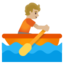 ROWBOAT emoji with medium-light skin tone skin tone