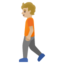 PEDESTRIAN emoji with medium-light skin tone skin tone