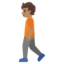 PEDESTRIAN emoji with medium skin tone skin tone