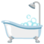 BATHTUB emoji in Google's design style - Unicode 1F6C1