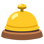 BELLHOP BELL emoji in Google's design style - Unicode 1F6CE-FE0F