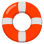 RING BUOY emoji in Google's design style - Unicode 1F6DF