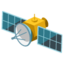 SATELLITE emoji in Google's design style - Unicode 1F6F0-FE0F