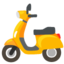 MOTOR SCOOTER emoji in Google's design style - Unicode 1F6F5