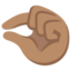 PINCHING HAND emoji with medium skin tone skin tone