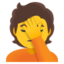 FACE PALM emoji in Google's design style - Unicode 1F926