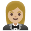 WOMAN IN TUXEDO emoji with medium-light skin tone skin tone