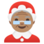 MOTHER CHRISTMAS emoji with medium skin tone skin tone