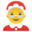 MOTHER CHRISTMAS emoji in Google's design style - Unicode 1F936