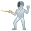 FENCER emoji in Google's design style - Unicode 1F93A