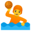 WATER POLO emoji in Google's design style - Unicode 1F93D