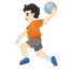 HANDBALL emoji with light skin tone skin tone