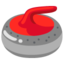 CURLING STONE emoji in Google's design style - Unicode 1F94C