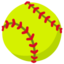 SOFTBALL emoji in Google's design style - Unicode 1F94E