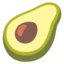 AVOCADO emoji in Google's design style - Unicode 1F951