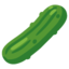 CUCUMBER emoji in Google's design style - Unicode 1F952