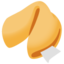 FORTUNE COOKIE emoji in Google's design style - Unicode 1F960