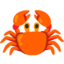 CRAB emoji in Google's design style - Unicode 1F980