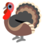 TURKEY emoji in Google's design style - Unicode 1F983