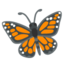 BUTTERFLY emoji in Google's design style - Unicode 1F98B