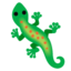 LIZARD emoji in Google's design style - Unicode 1F98E