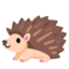 HEDGEHOG emoji in Google's design style - Unicode 1F994