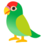 PARROT emoji in Google's design style - Unicode 1F99C