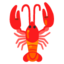 LOBSTER emoji in Google's design style - Unicode 1F99E