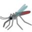 MOSQUITO emoji in Google's design style - Unicode 1F99F