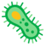 MICROBE emoji in Google's design style - Unicode 1F9A0