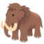 MAMMOTH emoji in Google's design style - Unicode 1F9A3