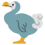 DODO emoji in Google's design style - Unicode 1F9A4