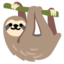 SLOTH emoji in Google's design style - Unicode 1F9A5