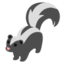 SKUNK emoji in Google's design style - Unicode 1F9A8